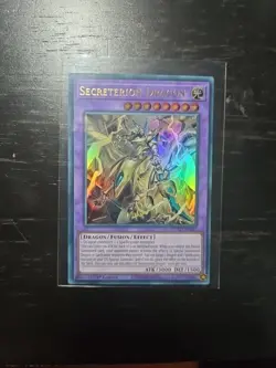 Yu-Gi-Oh TCG Secreterion Dragon 2025 DUAD-EN037 Ultra Rare 1st Edition - Image 1