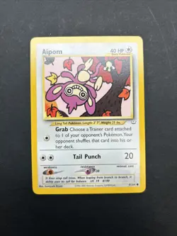 Aipom 41/64 Neo Revelation Pokemon Card TCG Nintendo Vintage WOTC Common - NM - Image 1
