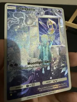 Cresselia Ex Pokemon Pocket Card TCG DISPLAY ART CARD - Image 2
