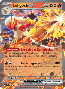 Lohgock-ex EX Deutsch Reisegefahrten 024 NM Pokemon TCG - Image 1