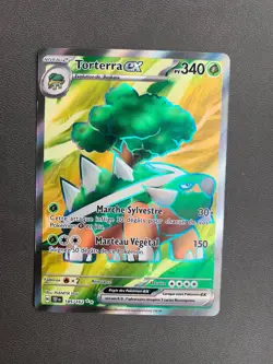 Carte Pokemon : Torterra EX 185/162 Forces Temporelles Francaise - Image 1