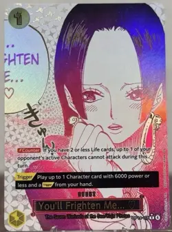 One Piece The Azure Sea's Seven YOU'LL FRIGHTEN ME ALTERNATE ART OP14-118🔥🔥🔥 - Image 1