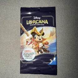 Mickey Mouse - Pirate Captain Disney Cruise Treasure Lorcana Promo Card RARE NEW - Image 1