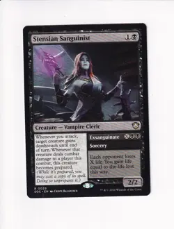 MAGIC THE GATHERING COMMANDER: SECRETS OF STRIXHAVEN STENSIAN SANGUINIST - Image 1