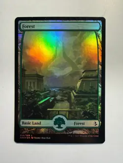 Forest (254) - Full Art 254 MTG Amonkhet Foil - Image 1
