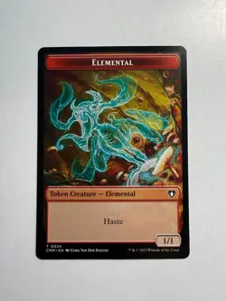 Elemental/Dragon Double-Sided Token 24/21 MTG Commander Masters - Image 1