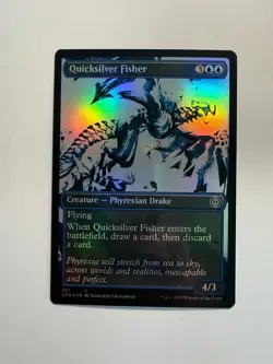 Quicksilver Fisher (Showcase) 287 MTG Phyrexia: All Will Be One Foil - Image 1