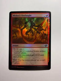 Mishra's Onslaught 143 MTG The Brothers' War Foil - Image 1