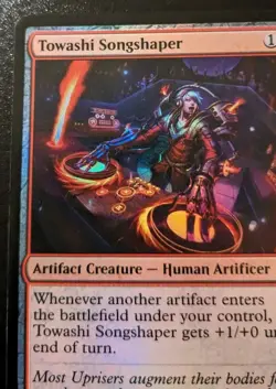 Towashi Songshaper 167/302 NEO Foil Common Kamigawa: Neon Dynasty MTG - Image 2