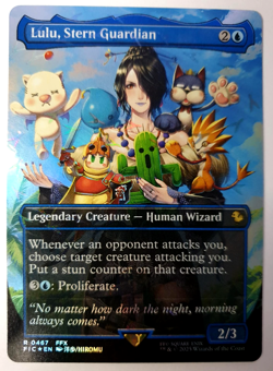 Lulu, Stern Guardian - Chocobo Track FOIL Borderless - MTG Final Fantasy 0467 NM - Image 1