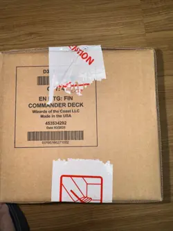MAGIC THE GATHERING MTG FINAL FANTASY SEALED COMMANDER 4 DECK BOX - 1 CASE CLOUD - Image 2