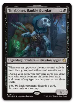 Tinybones, Bauble Burglar #72 (NM) Foundations FDN Magic MTG - Image 1