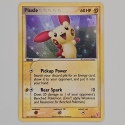 Pokemon Holo Plusle Common EX Trainer Kit 2: Plusle & Minun 6/12 LP - Image 1