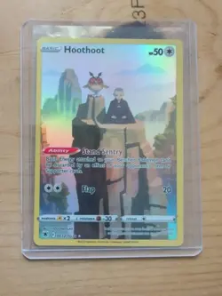 Pokemon Hoothoot TG12 Astral Radiance Trainer Gallery Ultra Rare Holo NM - Image 1