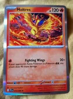 Pokemon Cards: Moltres 14/94 Rare Holofoil | ME: Phantasmal Flames - Pokemon TCG - Image 1