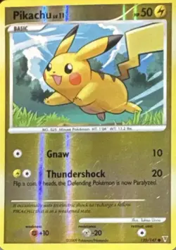 Pikachu - Supreme Victors (SV) Reverse Holo Foil Pokemon Card 120/147 - Image 1
