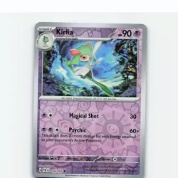 Kirlia 028/091 Uncommon Paldean Fates Pokemon Reverse Holo Near Mint - Image 1
