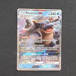 Pokemon Blastoise GX Ultra Rare Sun Moon Unbroken Bonds 35/214 - Image 1