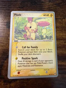 Plusle 44/107 Non-Holo Pokemon TCG World Championship 2006 - Image 1