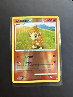 Pokemon TCG Chimchar Diamond & Pearl 76/130 Reverse Holo LP - Image 1