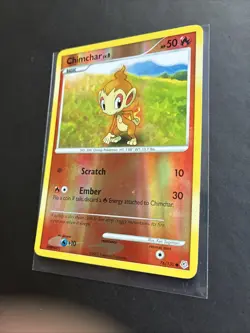 Pokemon TCG Chimchar Diamond & Pearl 76/130 Reverse Holo LP - Image 4