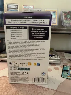One Piece TCG: Purple/Black Monkey D. Luffy Starter Deck ST-26 Sealed English - Image 3