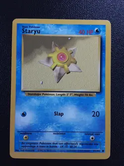 Pokemon Staryu Base Set 65/102 Vintage 1999 Mint 10 Wotc - Image 1