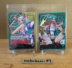 Jewelry Bonney & Yamato L Gold Text Promo Lecafig WEEKLY Jump ONE PIECE Card - Image 1