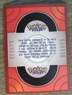 DEOXYS - POKEMON TCG POKEDEX EDITION FOIL CARD - Image 2