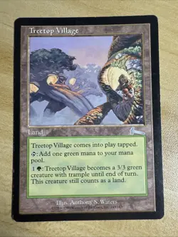 MTG Magic the Gathering Treetop Village (143/143) Urza's Legacy - MP - Image 1