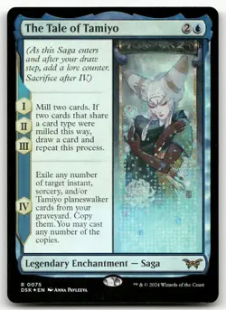 The Tale of Tamiyo #75 (Foil) (NM) Duskmourn DSK Magic MTG - Image 1