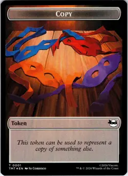 Ooze // Copy Double-Sided Token Commander: Teenage Mutant Ninja Turtles Foil NM - Image 2