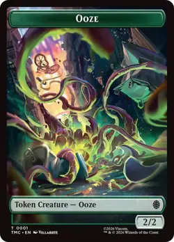 Ooze | Clue Double Sided Token [TMNT] MTG - Image 1