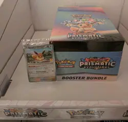 Pokemon TCG Prismatic Evolutions Booster Bundle x10 SEALED Case with promo - Image 1