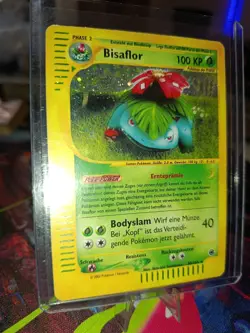 Bisaflor Vintage Pokemon Karte aus Expedition Holo Rare 30/165 Deutsch TCG WOTC - Image 1