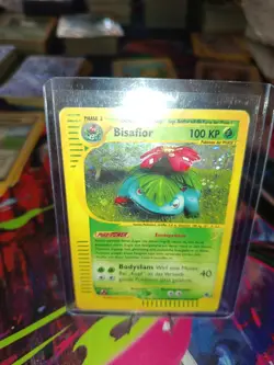 Bisaflor Vintage Pokemon Karte aus Expedition Holo Rare 30/165 Deutsch TCG WOTC - Image 3