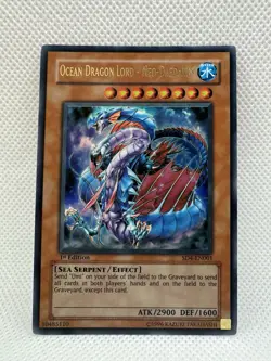 Ocean Dragon Lord Neo-Daedalus SD4-EN001 1st Edition Ultra Rare Yu-Gi-Oh TCG - Image 1