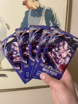 One Piece TCG The Azure Sea’s Seven OP-14 Sleeved Booster Pack - SEALED LOT OF 5 - Image 1