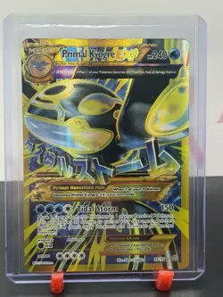 Pokemon Card Primal Kyogre EX (Shiny Full Art) 96/98 XY - Ancient Origins Holo - Image 1
