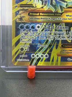 Pokemon Card Primal Kyogre EX (Shiny Full Art) 96/98 XY - Ancient Origins Holo - Image 4