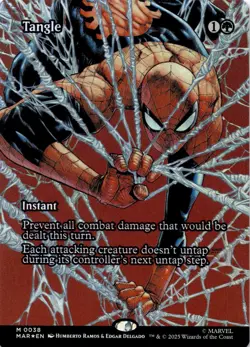 Tangle (FOIL) MAR #38 Marvel Universe Spider-Man Eternal-Legal MTG NM - Image 1