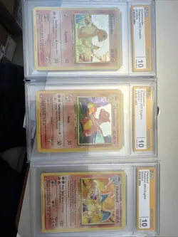 TCG Pokemon 2023 EN Charizard Charmeleon Charmander CRG 10 GEM MINT - Image 1
