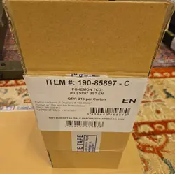 Pokemon TCG: scarlet & violet SV07 stellar crown Booster Box Case EMPTY (EU) - Image 1