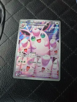 pokemon wigglytuff me02: phantasmal flames 105/094 illustration rare holo 120 h… - Image 1