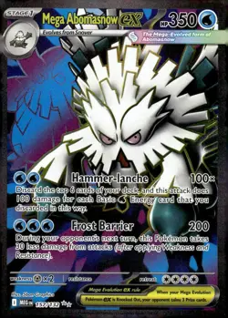 Pokemon TCG ME01: Mega Evolution #157/132 Mega Abomasnow ex - Image 1