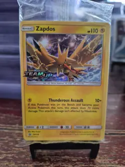 Pokemon SEALED Zapdos SM159 Team Up Prerelease Build And Battle Deck Stamped - Image 1