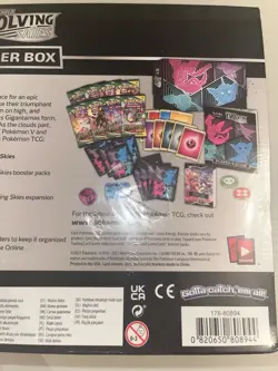 Pokemon Sword & Shield Evolving Skies ETB *small tear on back* (no other flaw) - Image 3