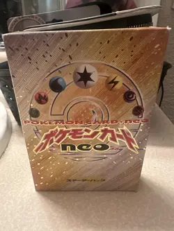 Pokemon Neo Genesis Japanese Starter Deck Pack Theme Japan Opened Incomplete - Image 1