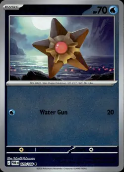 Staryu 020/088 Common Perfect Order Pokemon Near Mint Holo - Image 1