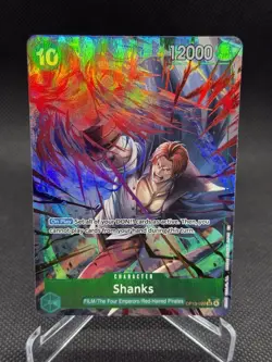 One Piece Shanks OP13-028 Carrying on His Will Super Rare Foil Alt Art 12000 - Image 1
